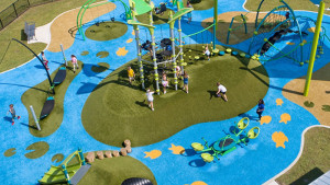 Artificial Grass ForeverLawn Playground Grass Funscapes Card